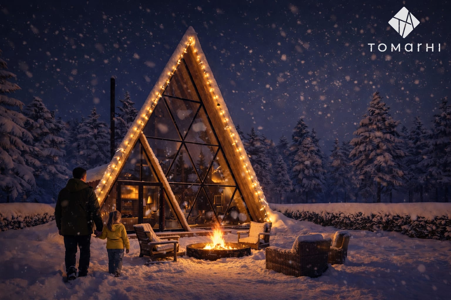 Casă de vacanță A-frame