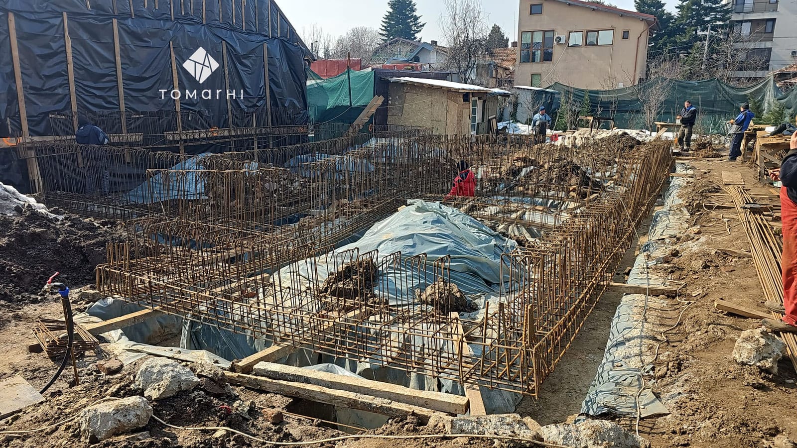 Locuință unifamilială P+1E+M, pe șantier, etapa 1