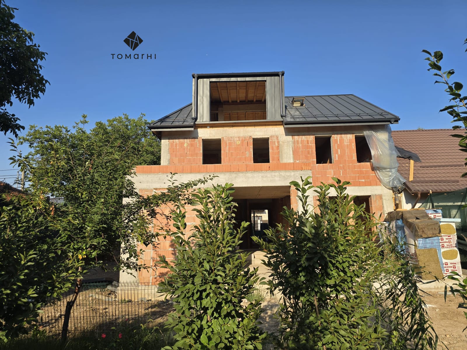 Locuință unifamilială P+1E+M, pe șantier, etapa 7